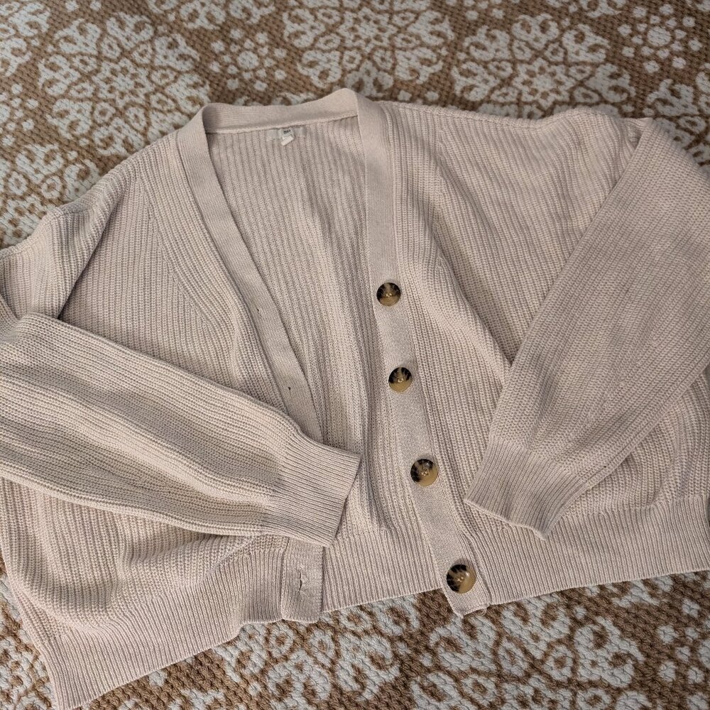 BP cream cardigan